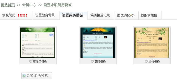 简历模板治理 第 4 张