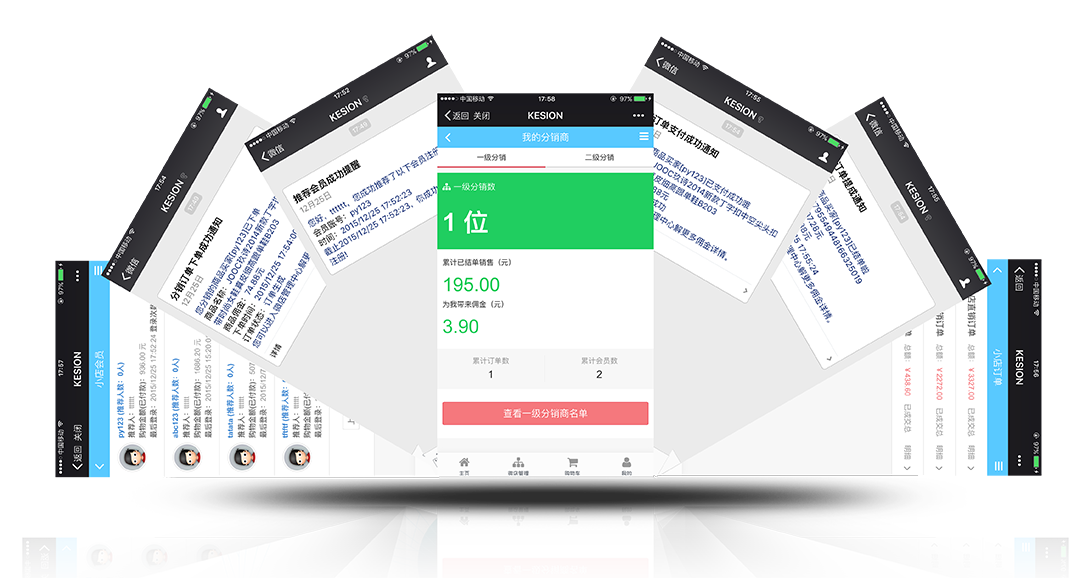 【新品上市】KESION微分销系统助您快速开店拓展销售新渠道，，，轻松开启移动分销时代！！ 第 3 张